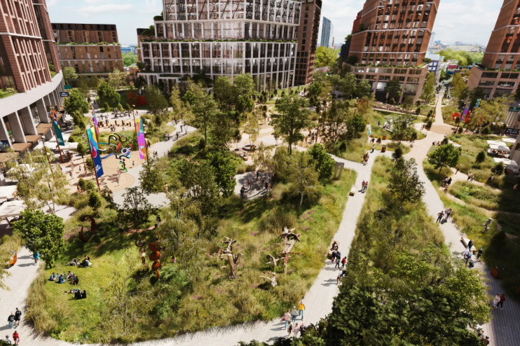 CGI of the The Earls Court project (C) Earls Court Development Co