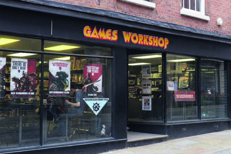 Games Workshop joined the FTSE 100 at the end of last year.