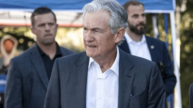 Jerome Powell, chairman of the US Federal Reserve, at last year&rsquo;s Jackson Hole symposium. Photographer: David Paul Morris/Bloomberg via Getty Images