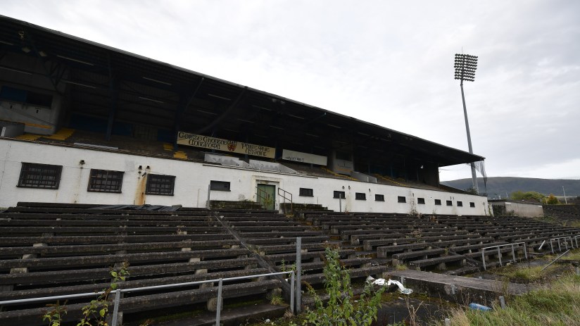 Casement Park in Belfast was due to be revamped for Euro 2028 but funding has been withdrawn