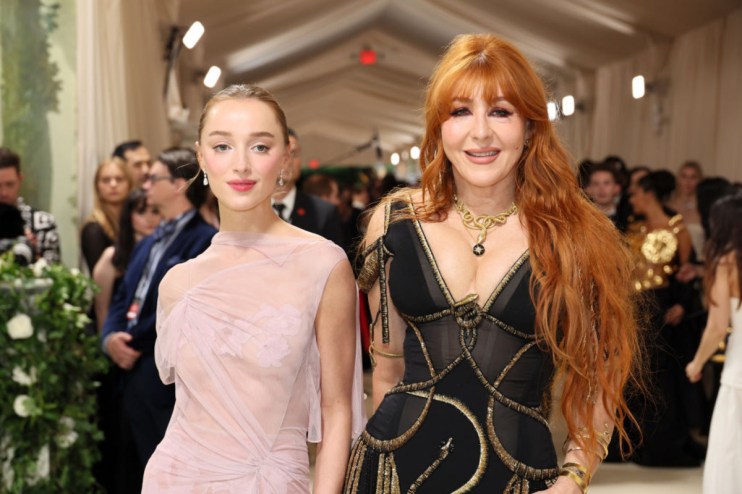 Phoebe Dynevor and Charlotte Tilbury attend The 2024 Met Gala Celebrating "Sleeping Beauties: Reawakening Fashion" at The Metropolitan Museum of Art on 6 May, 2024 in New York City. (Photo by Dia Dipasupil/Getty Images)