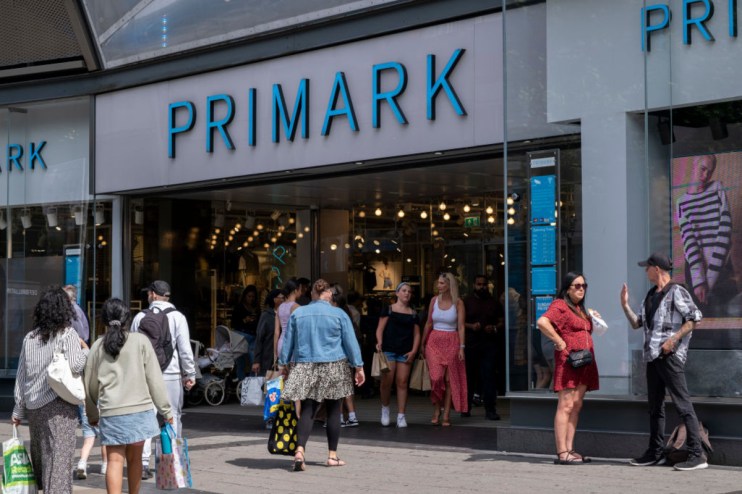 Primark's UK revenue increased by four per cent during the period
