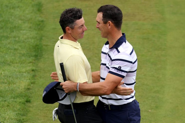 Rory McIlroy&rsquo;s wait for a first win since May continued yesterday after the Northern Irishman lost on the second playoff hole to American Billy Horschel in the BMW PGA Championship at Wentworth.&nbsp;