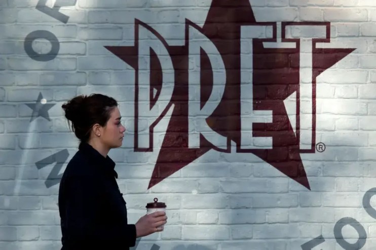 A quarter of all Pret's sales came from outside the UK in the first half of 2024.