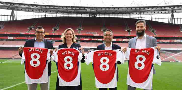 NTT Data has become official transformation partner of Arsenal on a multi-year deal