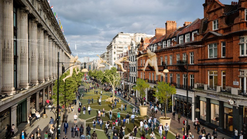 Khan will move ahead with proposals to ban traffic in the West End area
