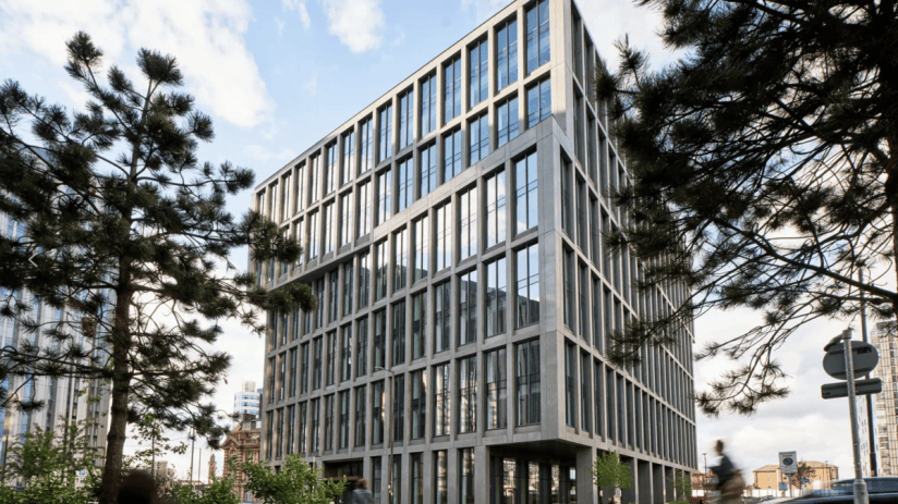 BNY has signed a deal to occupy the whole of 4 Angel Square in Manchester city centre. Credit - NOMA.