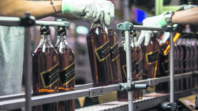 Diageo sells Guinness and Baileys as well as spirits such as Johnnie Walker
