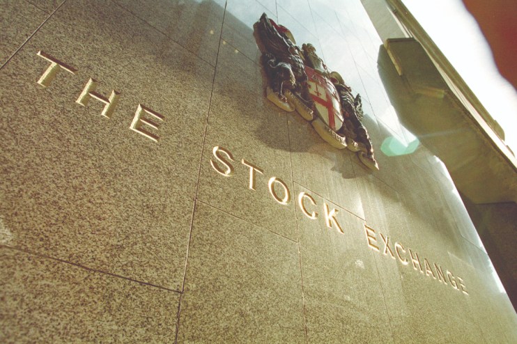 A Coat of Arms is displayed on the exterior of the London Stock Exchange. The LSEG has had to take action against one of its employees over an alleged racist video. (Photo by Sion Touhig/Getty Images)