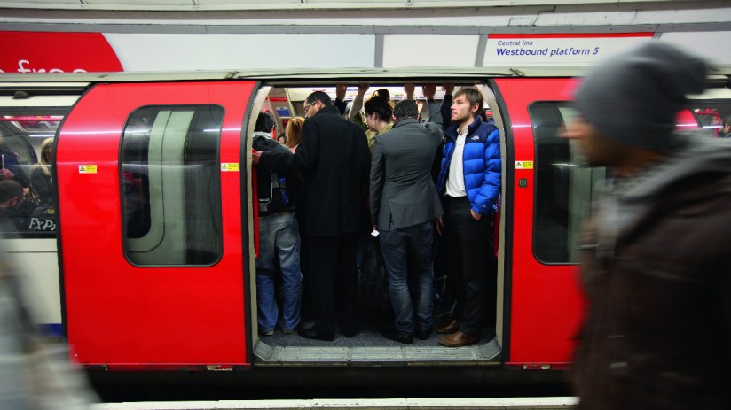Nationwide found that 60 per cent of Londoners use trains or the Tube every week.