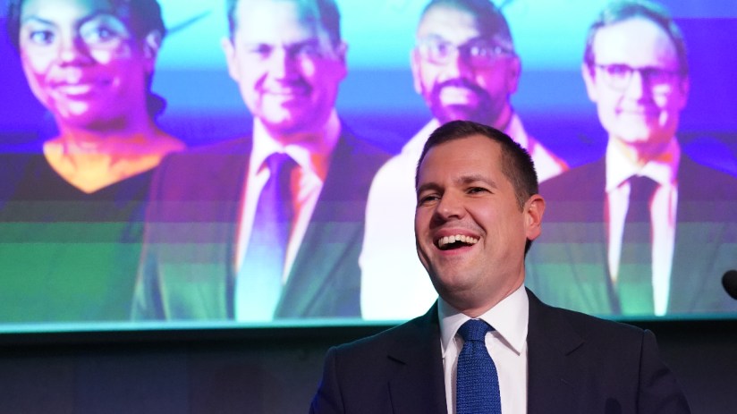 Robert Jenrick, and pictured, the four leadership candidates: Kemi Badenoch, Jenrick, James Cleverly and Tom Tugendhat. Photo: PA