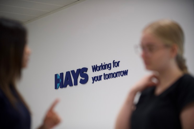 Recruiter Hays has continued to struggle