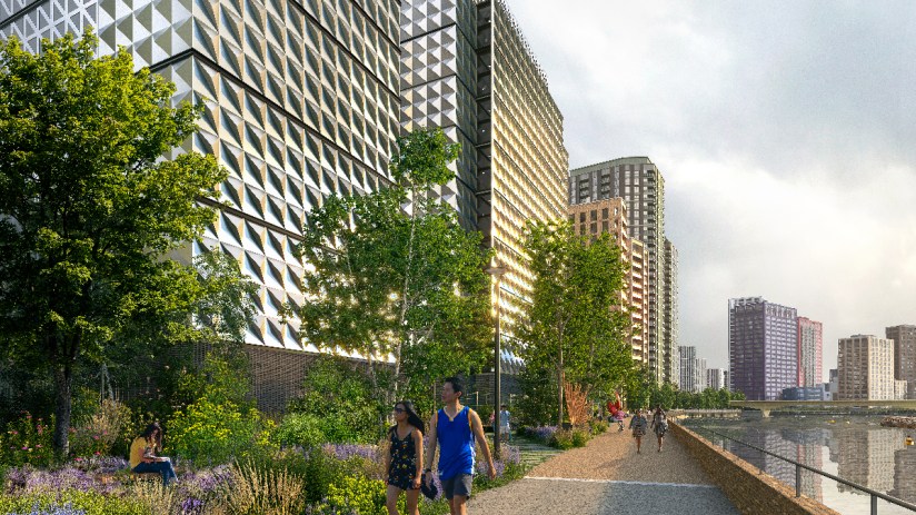 The data centre set for the&nbsp;Newham borough&nbsp;of London is joint-funded by Legal and General and digital infrastructure investor Goldacre.