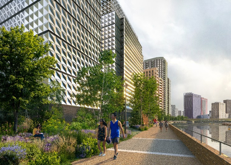 The data centre set for the&nbsp;Newham borough&nbsp;of London is joint-funded by Legal and General and digital infrastructure investor Goldacre.