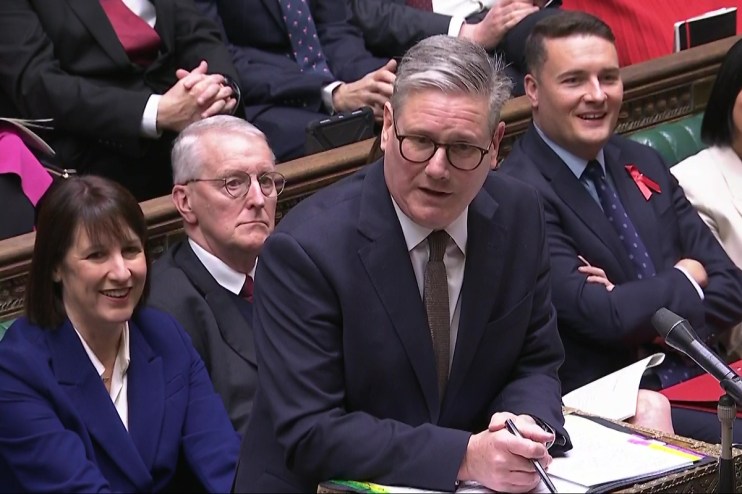 Sir Keir Starmer has refused to rule out further tax rises or additional borrowing when challenged to repeat his Chancellor&rsquo;s pledge not to &ldquo;come back with more&rdquo;. Photo: PA