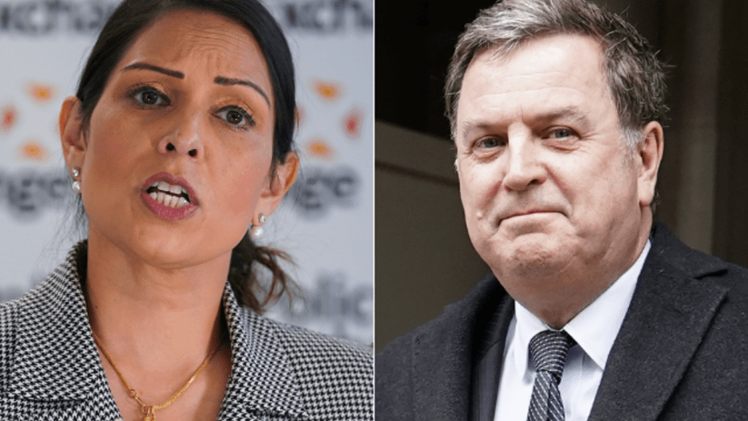 Mel Stride and Dame Priti Patel have been appointed as shadow Chancellor and shadow foreign secretary. Photos: PA