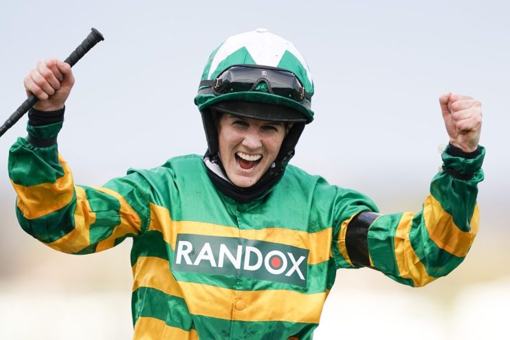 Rachael Blackmore is among the jump jockeys in contention for the &pound;1.5m David Power Jockeys' Cup