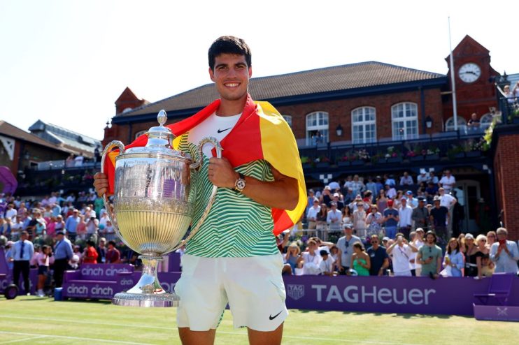 Reigning Wimbledon champion Carlos Alcaraz will return to Queen's Club in 2025 as he looks to win the British grass season curtain raiser for the second time in three years.