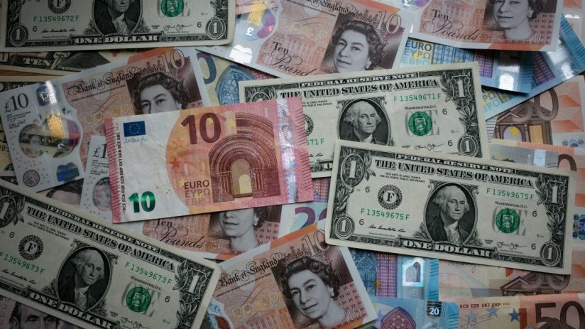BATH, ENGLAND - OCTOBER 13: In this photo illustration, the new &pound;10 note is seen alongside euro notes and US dollar bills on October 13, 2017 in Bath, England. Currency experts have warned that as the uncertainty surrounding Brexit continues, the value of the British pound, which has remained depressed against the US dollar and the euro since the UK voted to leave in the EU referendum, is likely to fluctuate. (Photo Illustration by Matt Cardy/Getty Images)