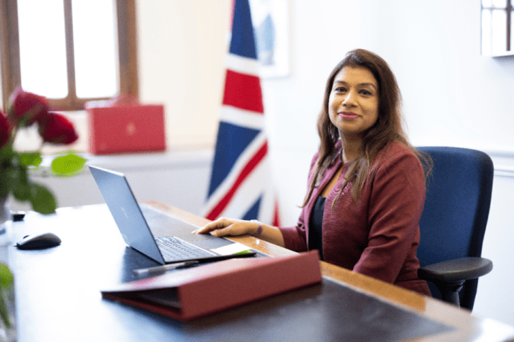 The former City minister Tulip Siddiq