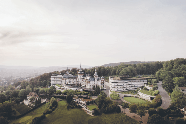 The Dolder Grand is a short drive outside of Zurich