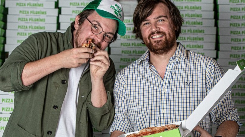 Thom and James, co-founders of Pizza Pilgrims