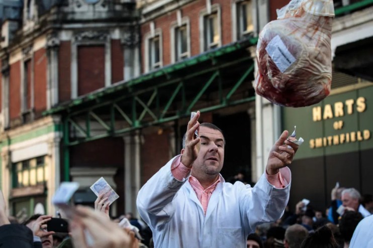 Smithfield market's origins can be traced back to the tenth century
