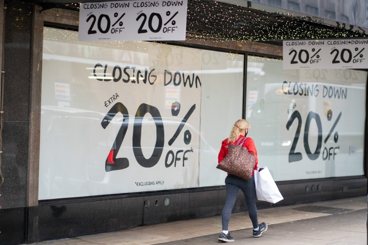 Insolvencies jumped by 13 per cent in November