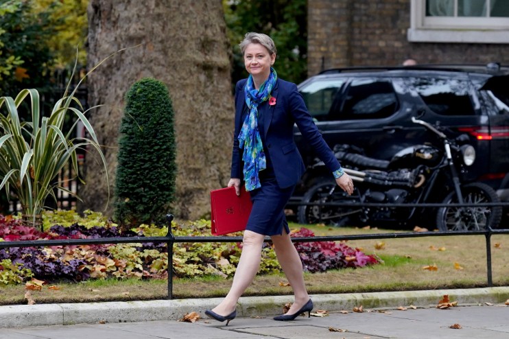 The home secretary has been criticised for not saying when small boat crossings will fall. Photo: PA