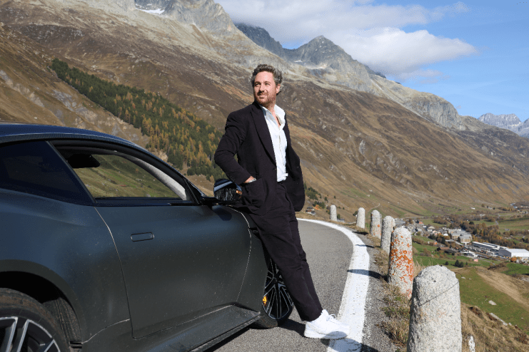 Goldfinger fan Adam Bloodworth visited the Swiss mountain pass where the filming took place