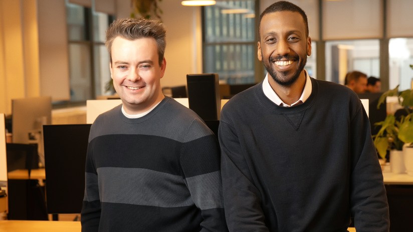 9fin&rsquo;s founders Steven Hunter (left) and Huss El-Sheikh (right)