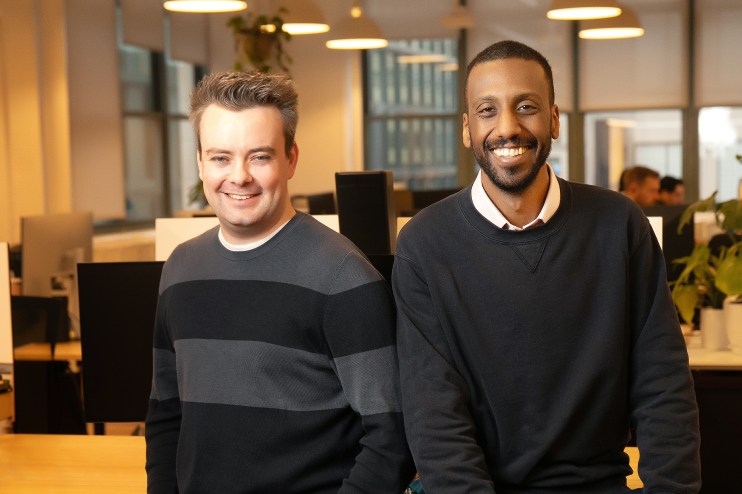 9fin&rsquo;s founders Steven Hunter (left) and Huss El-Sheikh (right)