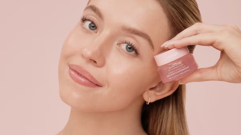 Cult Beauty Masks - Model holding a Skin Mask from Cult Beauty