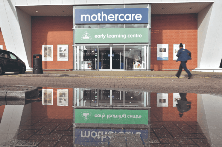 Mothercare fell to a loss during the first half of its financial year.