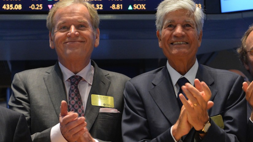 John Wren (left) chief executive and chair of Omnicom