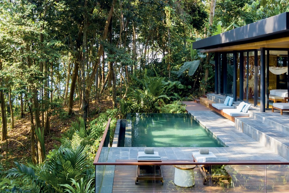 Six Senses eco spa island in Krabey Cambodia