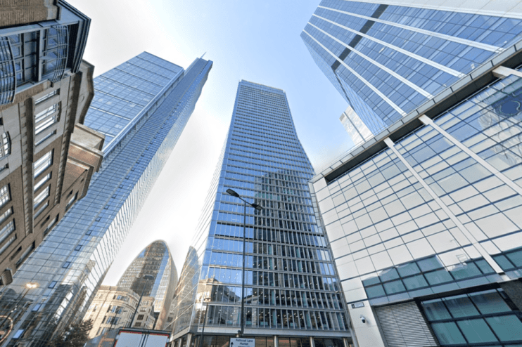 100 Bishopsgate in London is The Bank of London&rsquo;s registered address. Photo: Google Maps.