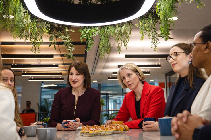 No10 has declined to confirm whether new City minister Emma Reynolds (second from left) would be able to make decisions about the UK&rsquo;s relationship with China. Photo: PA