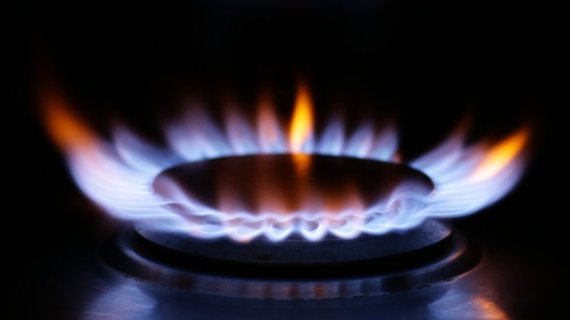 A lit ring on a gas hob at a home in north London. PA Photo. See PA story ENERGY Gas. Photo credit: Yui Mok/PA Wire