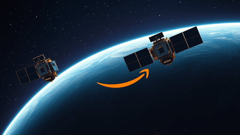 Amazon has plans to launch over 3,000 satellites into low-Earth orbit.