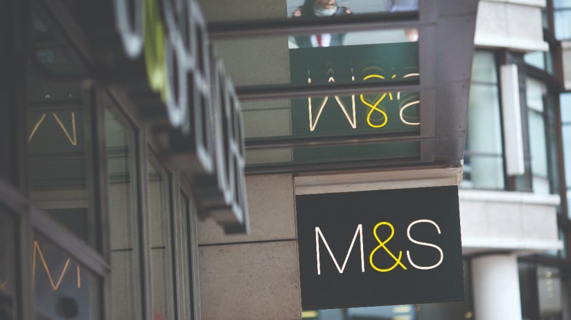 Marks and Spencer shares plunged when the market opened this morning