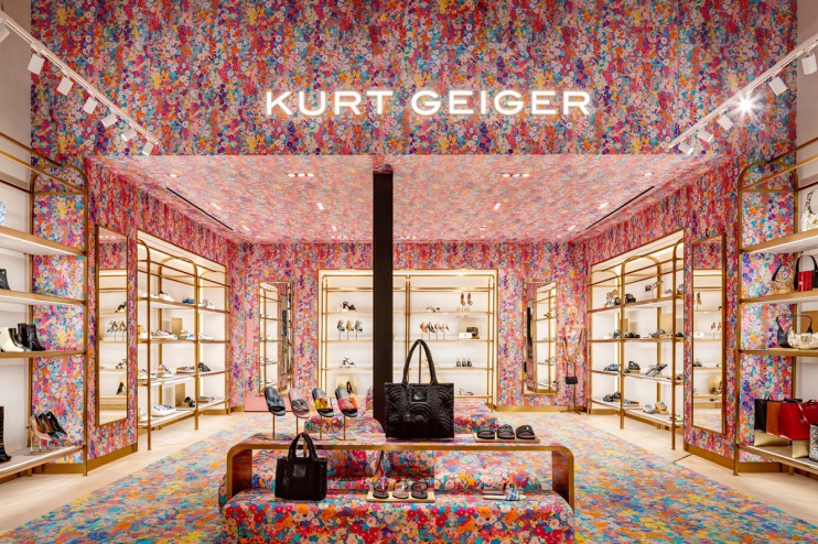 Kurt Geiger has opened its first four stores in the US