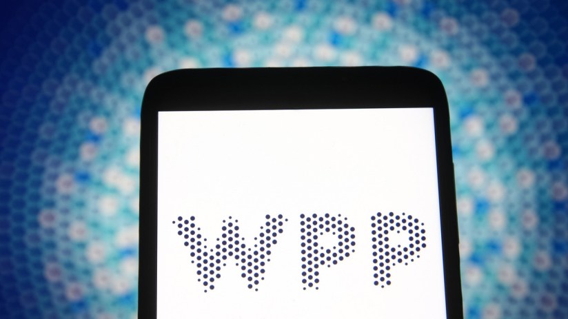 In this photo illustration a WPP logo of a British communication company is seen on a smartphone screen. (Photo Illustration by Pavlo Gonchar/SOPA Images/LightRocket via Getty Images)