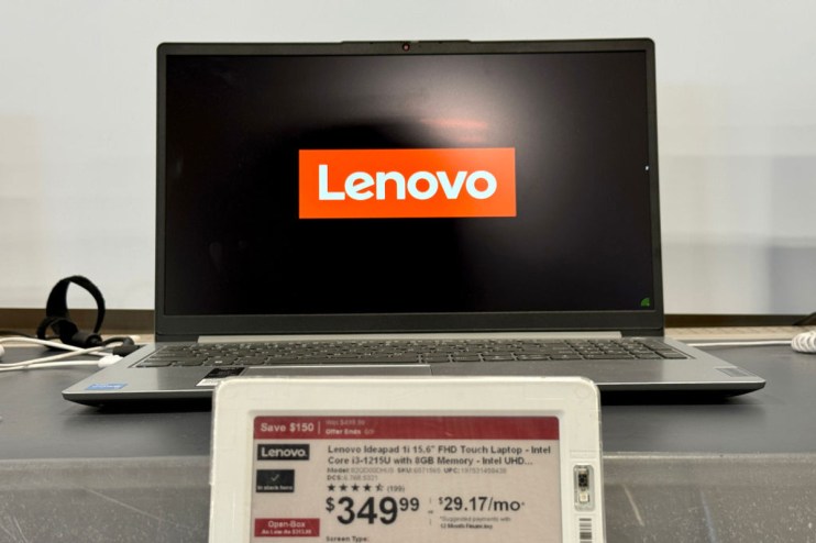 Lenovo has reported sales of nearly &pound;1bn in the UK. (Photo by Justin Sullivan/Getty Images)