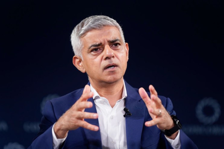 The mayor of London, Sadiq Khan, is opposed to a third runway at Heathrow. (Photo by Riccardo Savi/Getty Images for Concordia Summit)