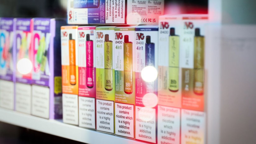 Totally Wicked has reported record sales and profit ahead of single-use disposable vapes being banned from 1 June, 2025. (Photo by Alishia Abodunde/Getty Images)