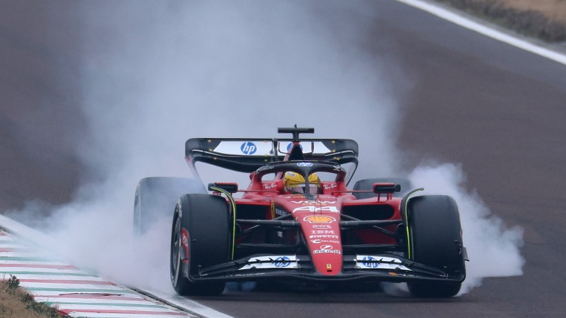 Lewis Hamilton Tests For Ferrari