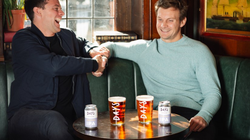 Duncan Keith and Mike Gammell, co-founders of alcohol-free beer brand, Days Brewing