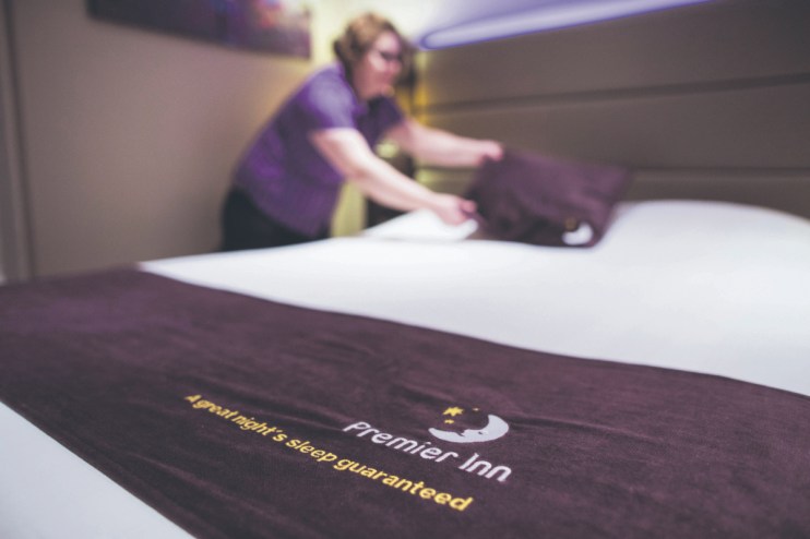Whitbread owns brands including Premier Inn.
