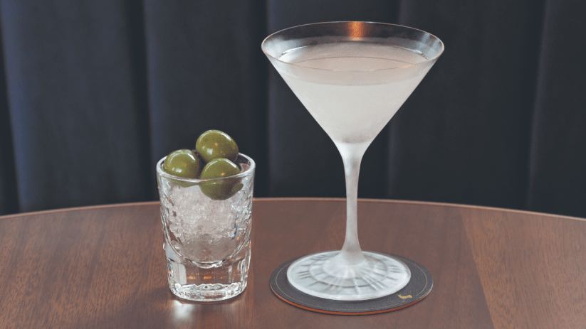One of our best cocktails in London: the frozen martini at Hawksmoor